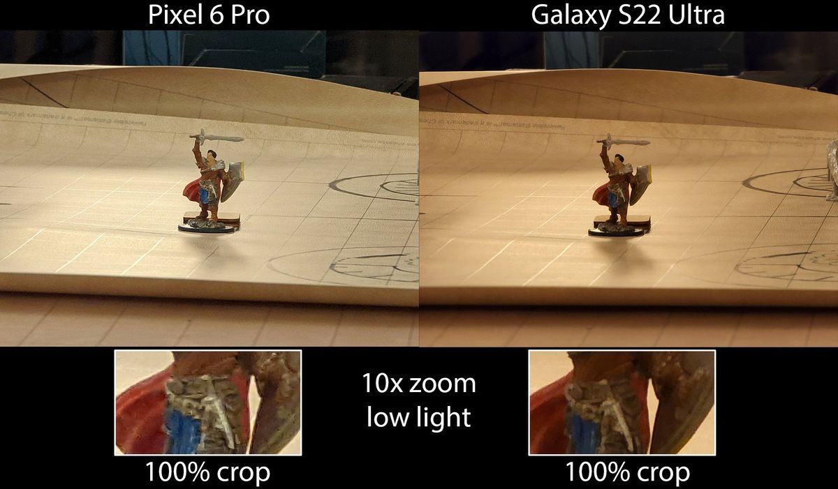 Galaxy S22 Ultra Vs Pixel 6 Pro 10x Tele