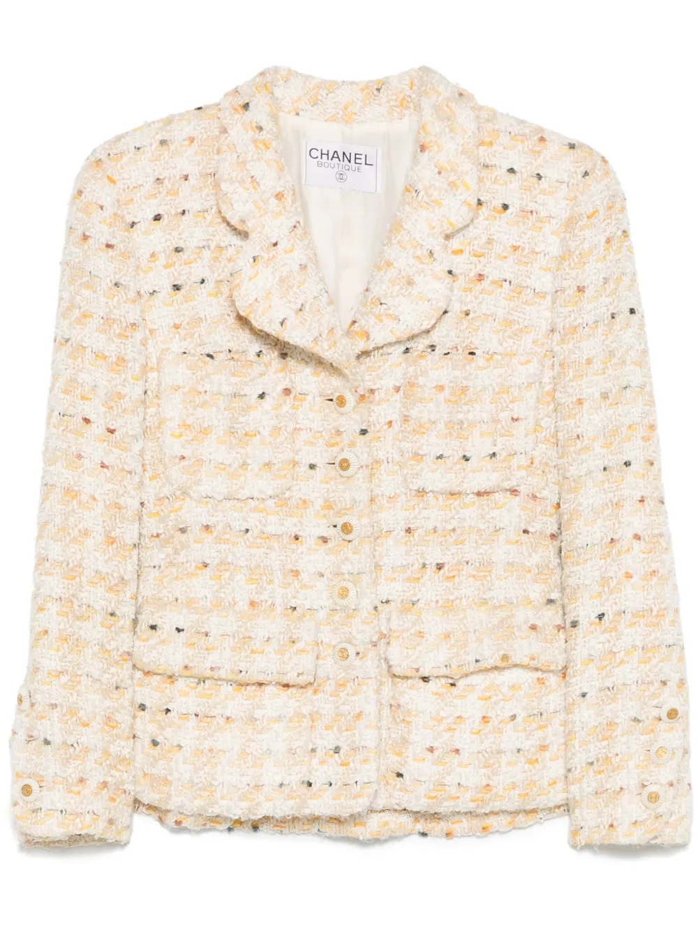 Chanel Pre-Owned Tweed Jacket | 36