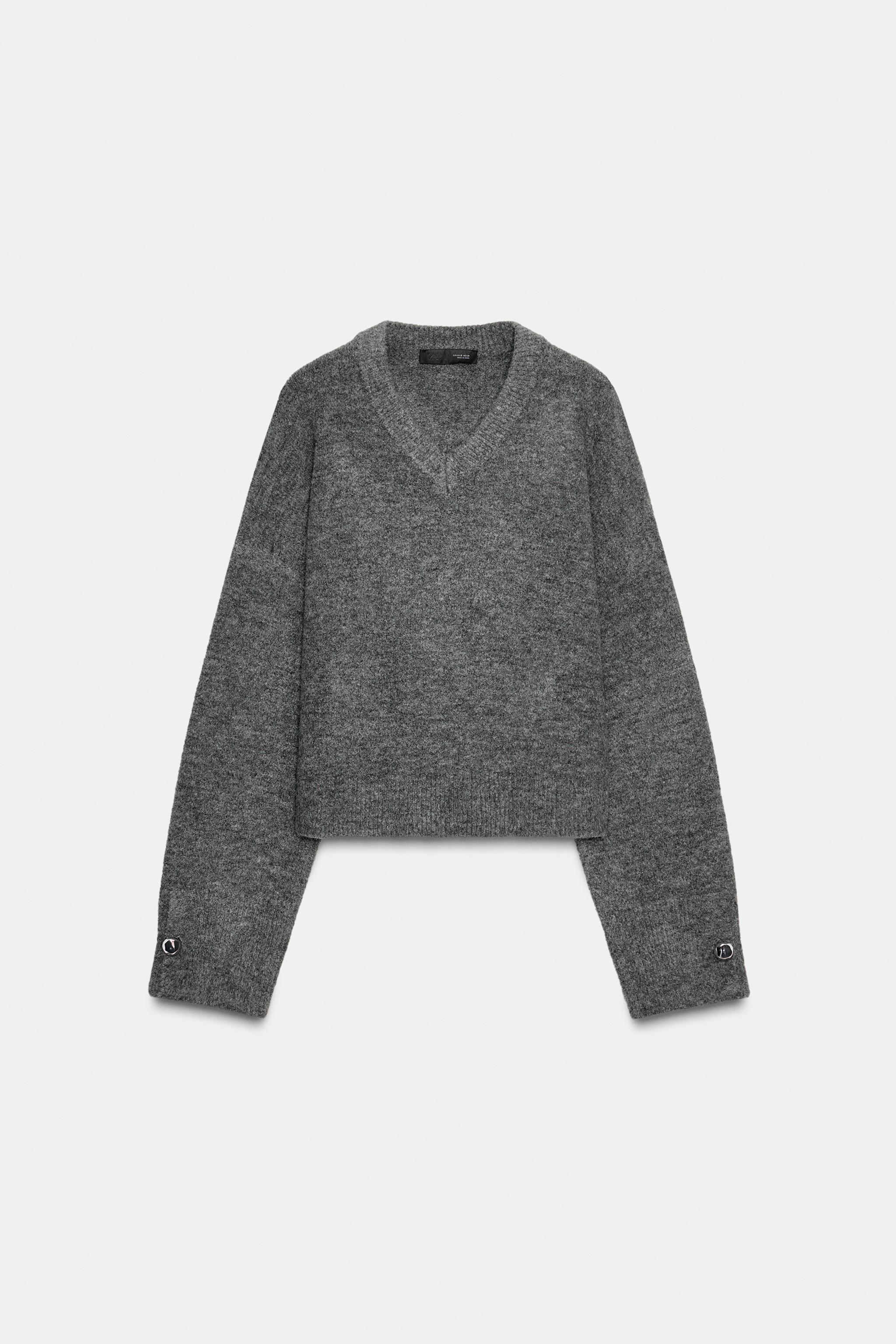 Soft Knit Jumper With Buttons