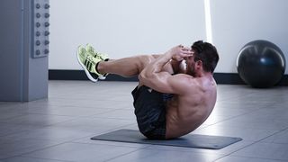 V-sit abs exercise