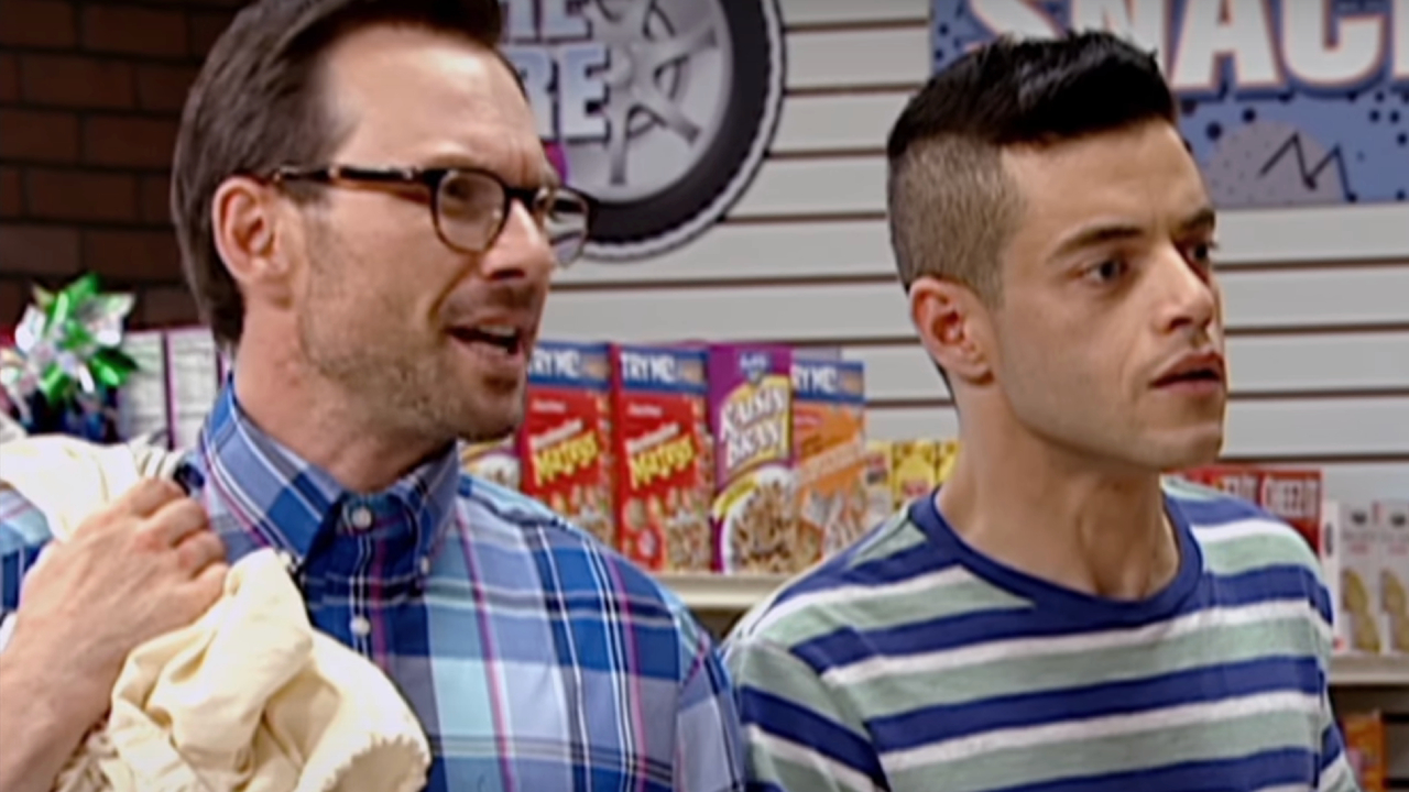 Scene from a crazy dream sequence in Mr. Robot