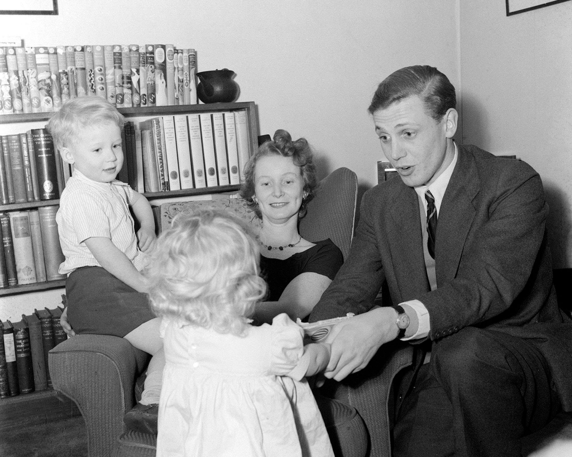 david attenborough's home in the 50s