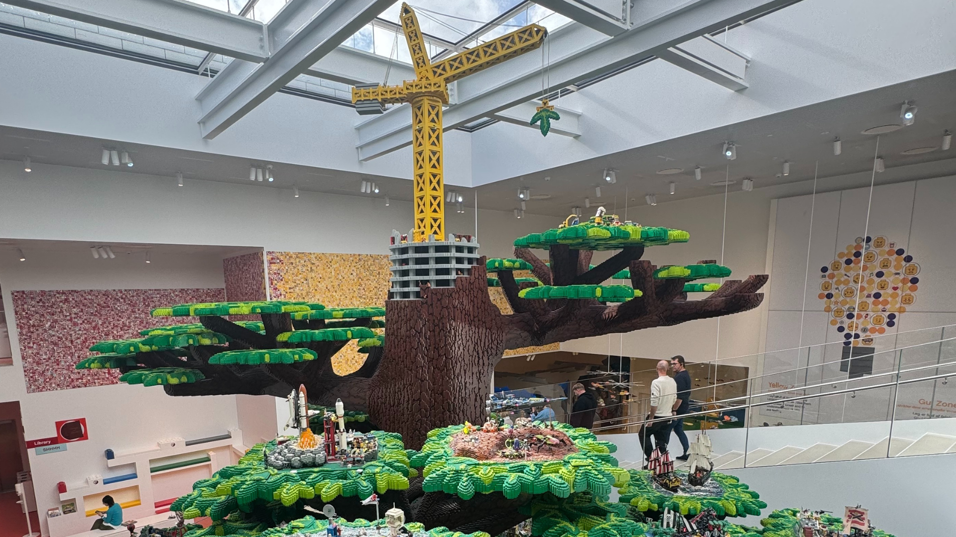 The tree of creativity at Lego House in Billund, Denmark