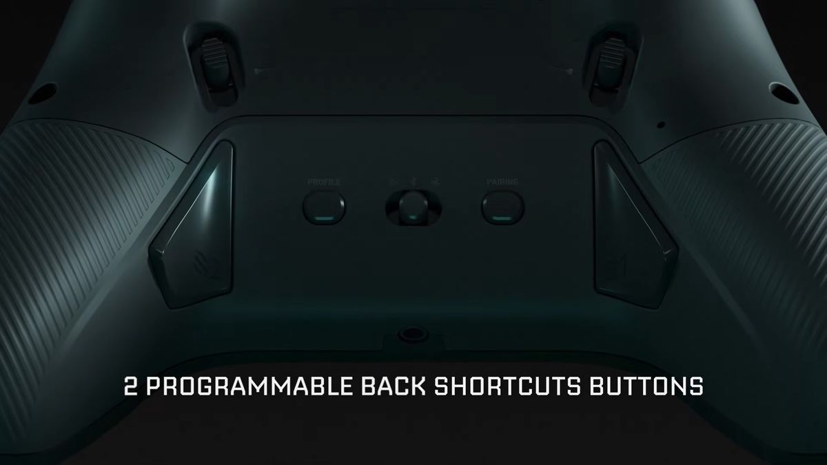 The back buttons on the Nacon Revolution Pro X