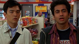 John Cho and Kal Penn in Harold and Kumar Go to White Castle