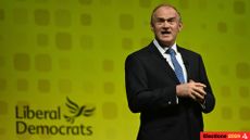 Liberal Democrat leader Sir Ed Davey announces the Lib Dem manifesto 