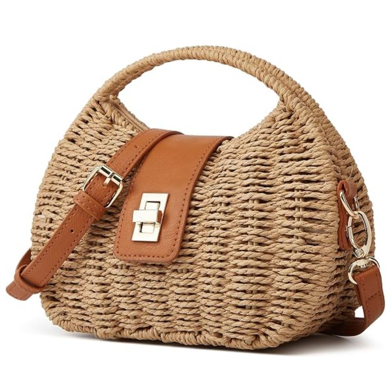 wicker basket bag from Amazon