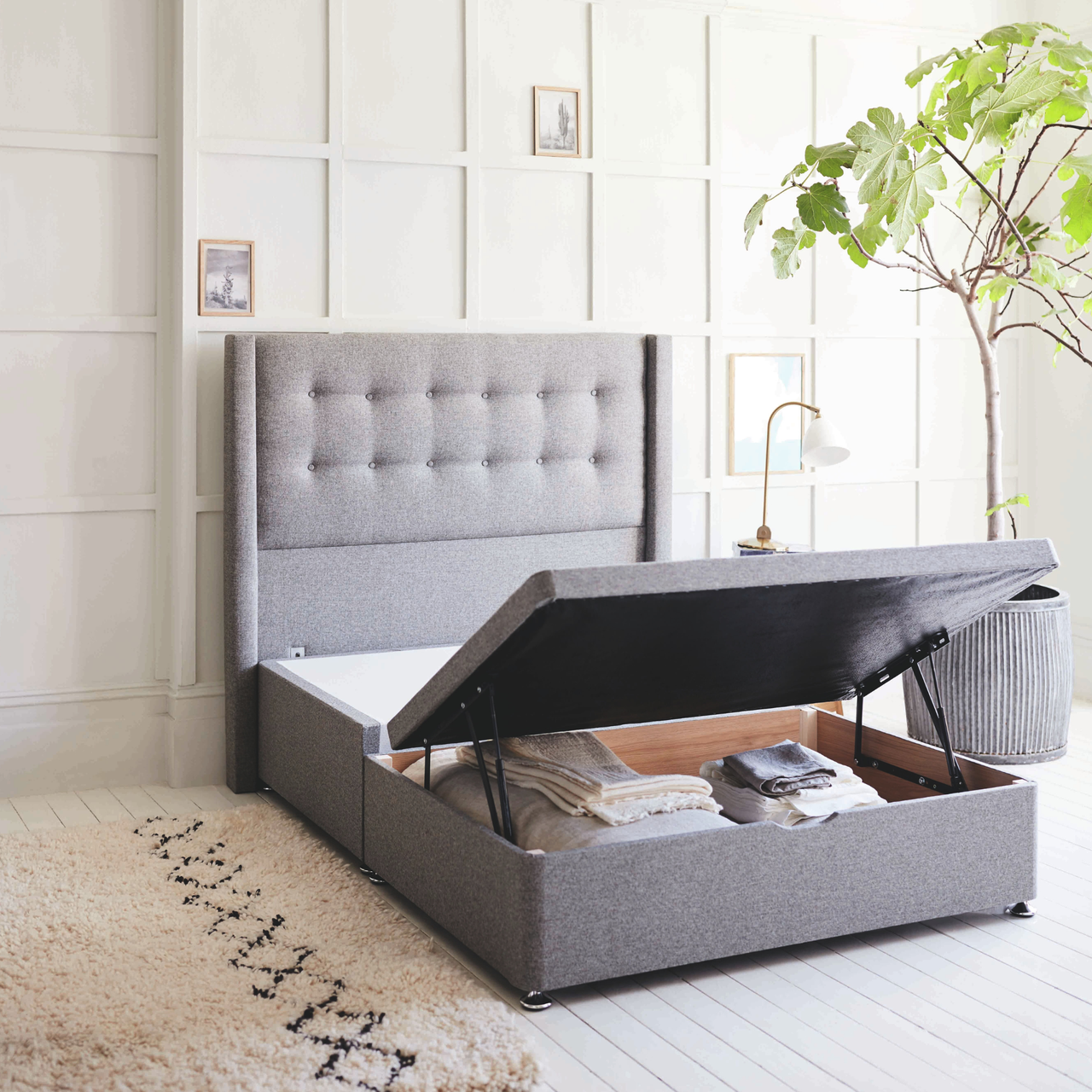 Are ottoman beds better than divan beds? The pros and cons | Ideal Home