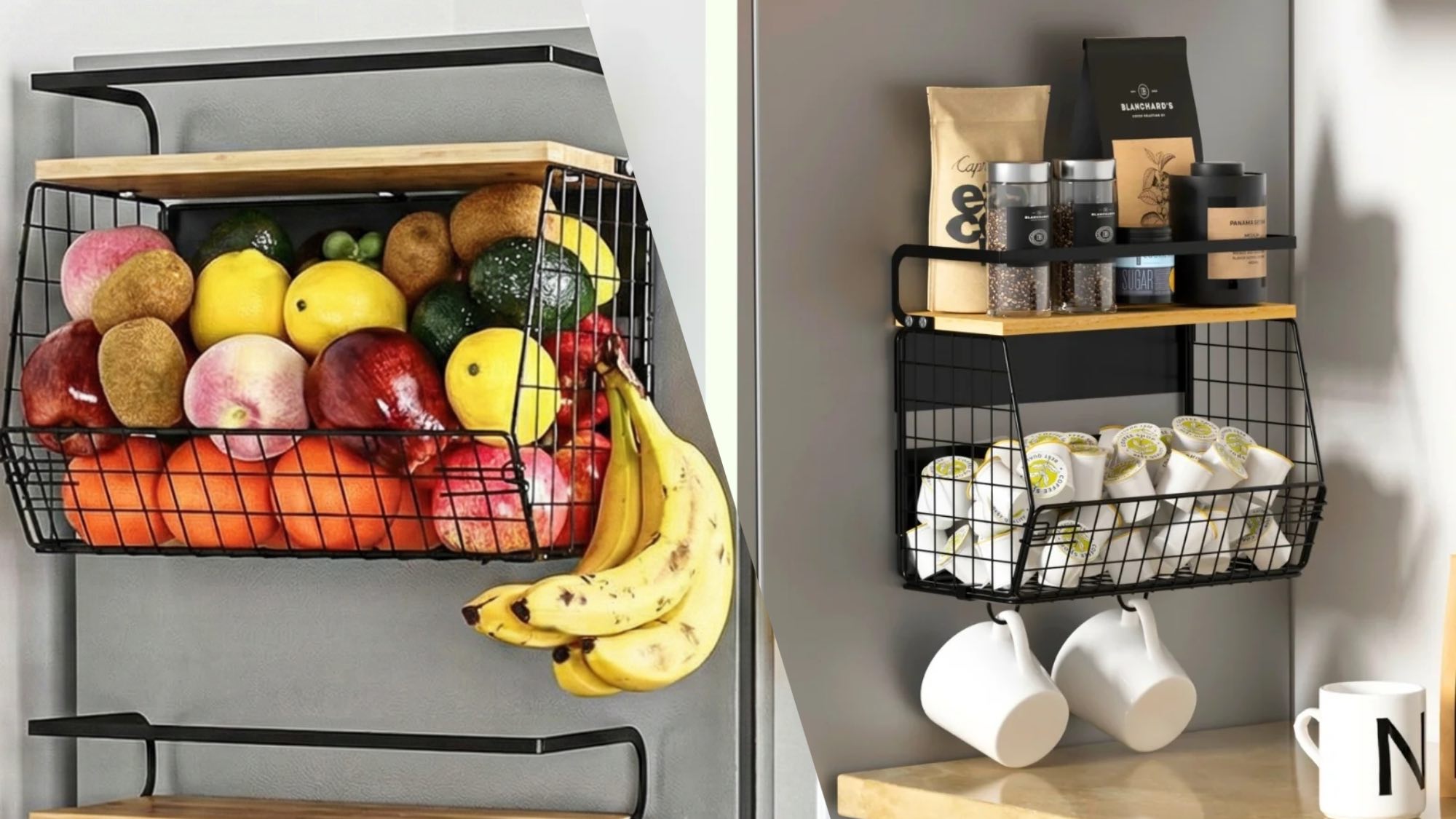 Ofiray-home Magnetic Fridge Shelf
