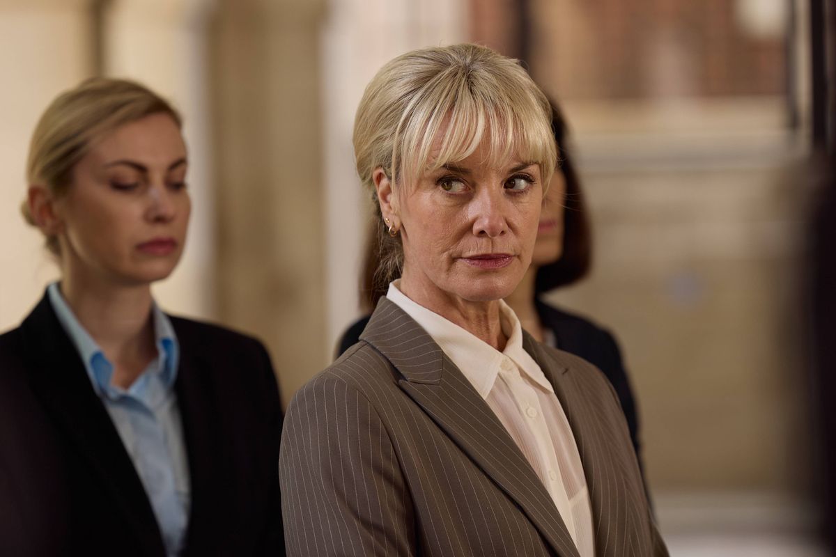 Sally (Tamzin Outhwaite) in Silent Witness season 28