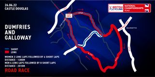 British National Championships road race route 2022
