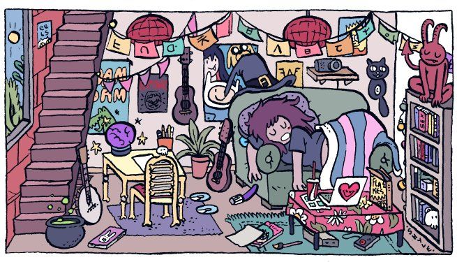 Illustrators depict their perfect self-isolation scenario | Creative Bloq