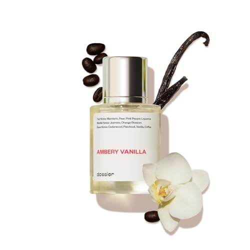 Dossier - Ambery Vanilla - Eau De Parfum - Vanilla Perfume - Inspired by Black Opium - Long-Lasting Fragrance - Feminine - 1.7 Fl Oz (50ml)