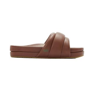 Sandal Softie Slide - Tobacco Brown - Wanita