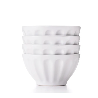 Waive ceramic dessert bowl set