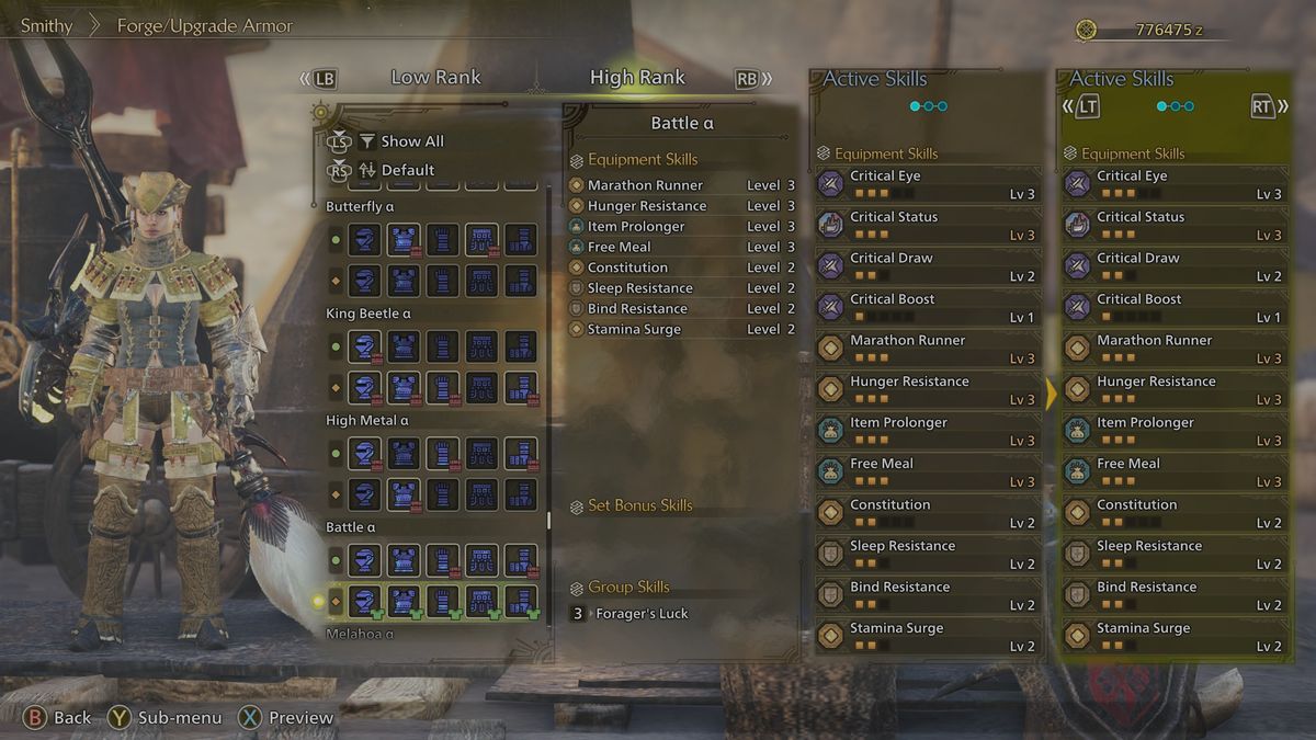 Monster Hunter Wilds secret armor - Battle set b