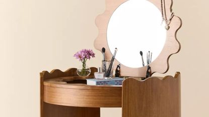 Wavy Urban Outfitters Stacie vanity pictured against a neutral background