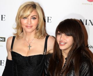 Madonna and Lourdes Leon attend the premiere of Nine at the Ziegfeld Theatre on December 15, 2009