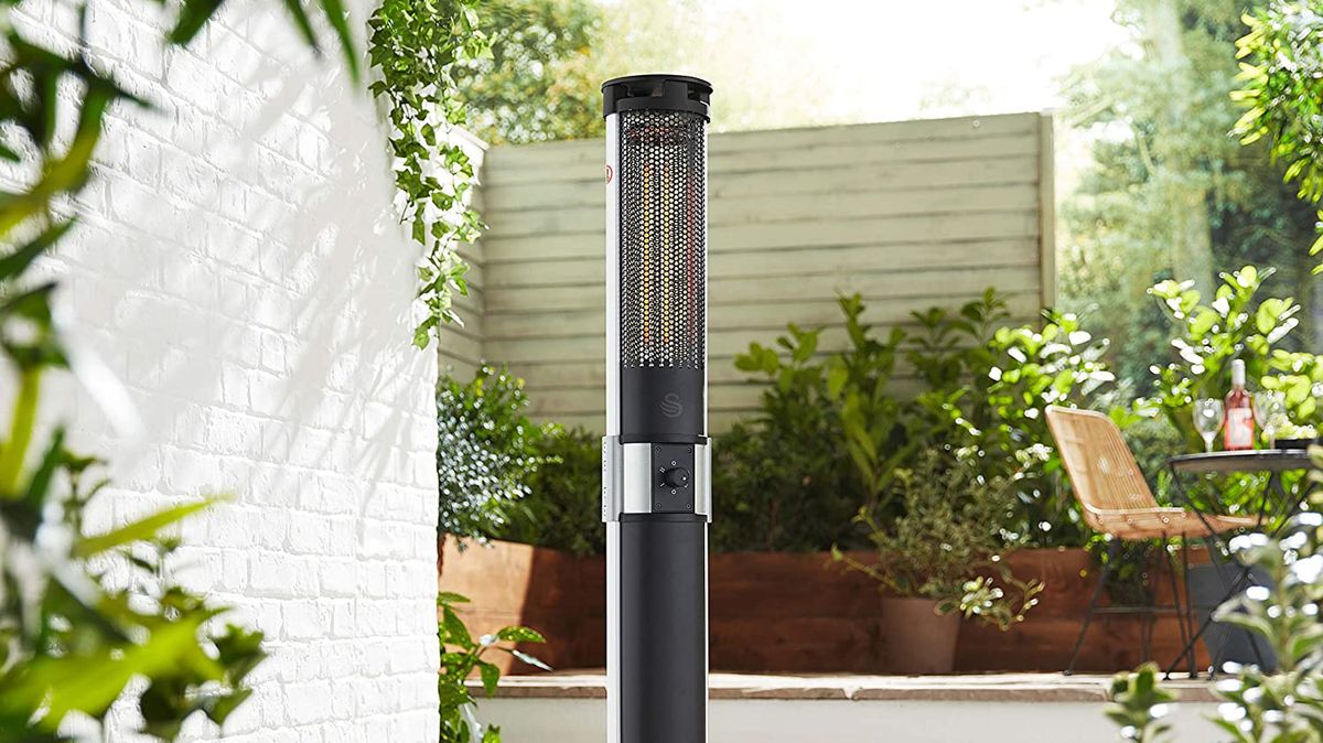 Fast Heating Portable Infrared Heater for Home Garden Balcony Outdoor Heater Column Outdoor Decor Space Heater Standing Electric Patio Heater