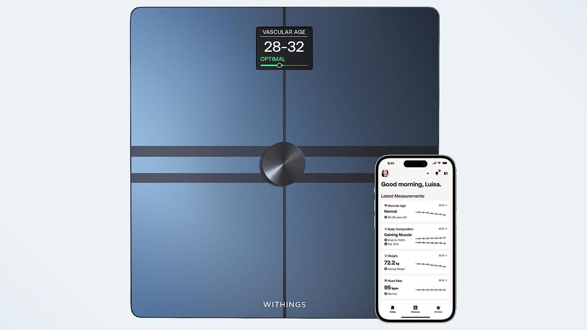 GENUINE Withings Body Comp Cardio Nerve Health Wi-Fi Smart Scale 8