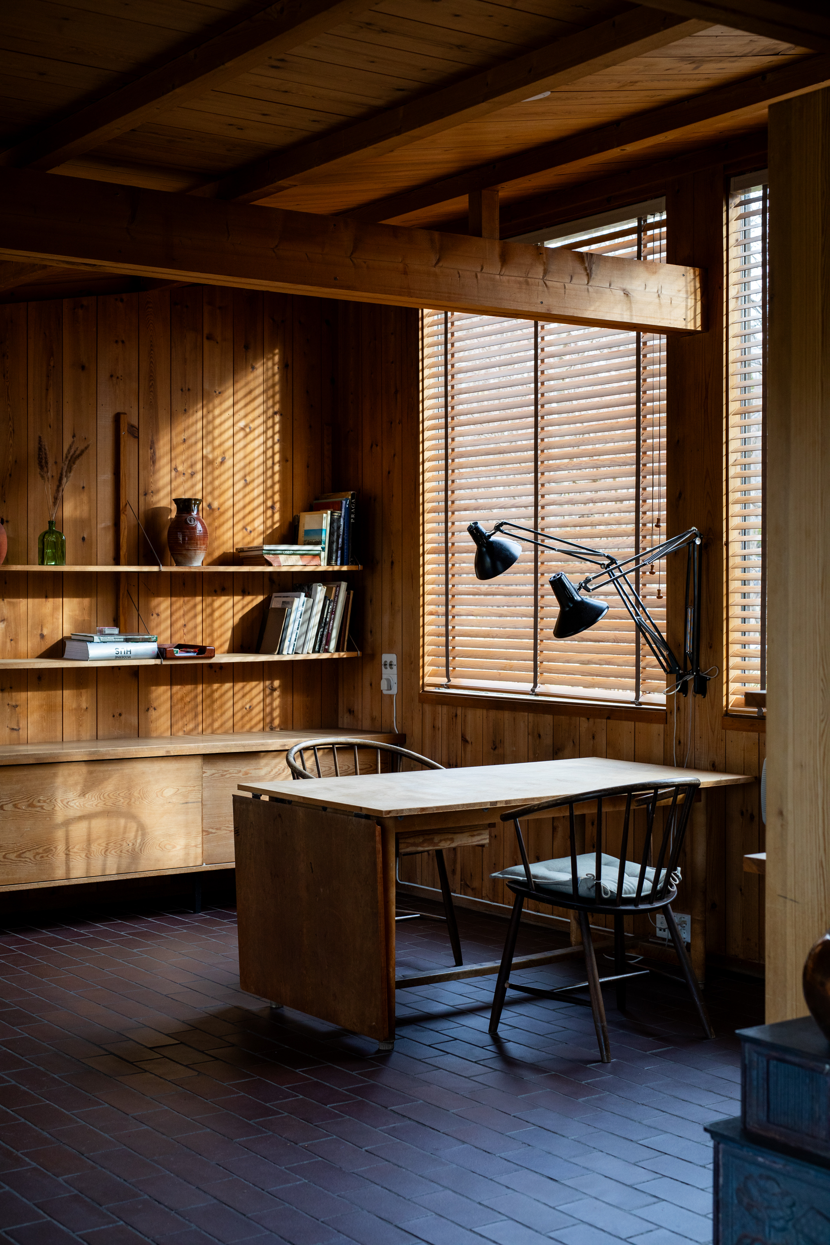 Wenche Selmer 'Own House' book, photos showing the architect's timber house/cabin