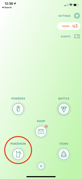 How to take a snapshot in Pokémon Go