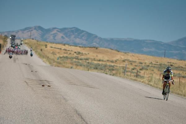 It was a long, hot and lonely day for some of the riders.