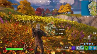 Geralt decides whether to consume or gather Fortnite Slap Berries