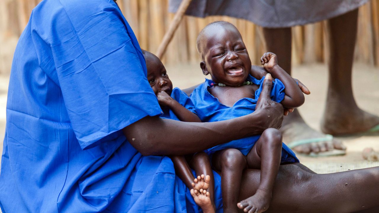 woman and child in Ganyiel, South Sudan