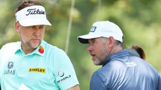 Ian Poulter and Lee Westwood at the 2022 PGA Championship at Southern Hills