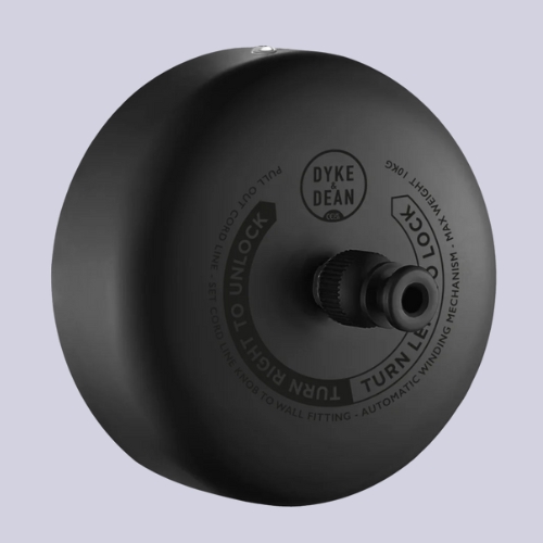 DYKE & DEAN, Hotel Retractable Clothing Line Matt Black