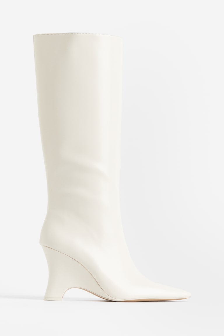 Wedge-Heeled Boots