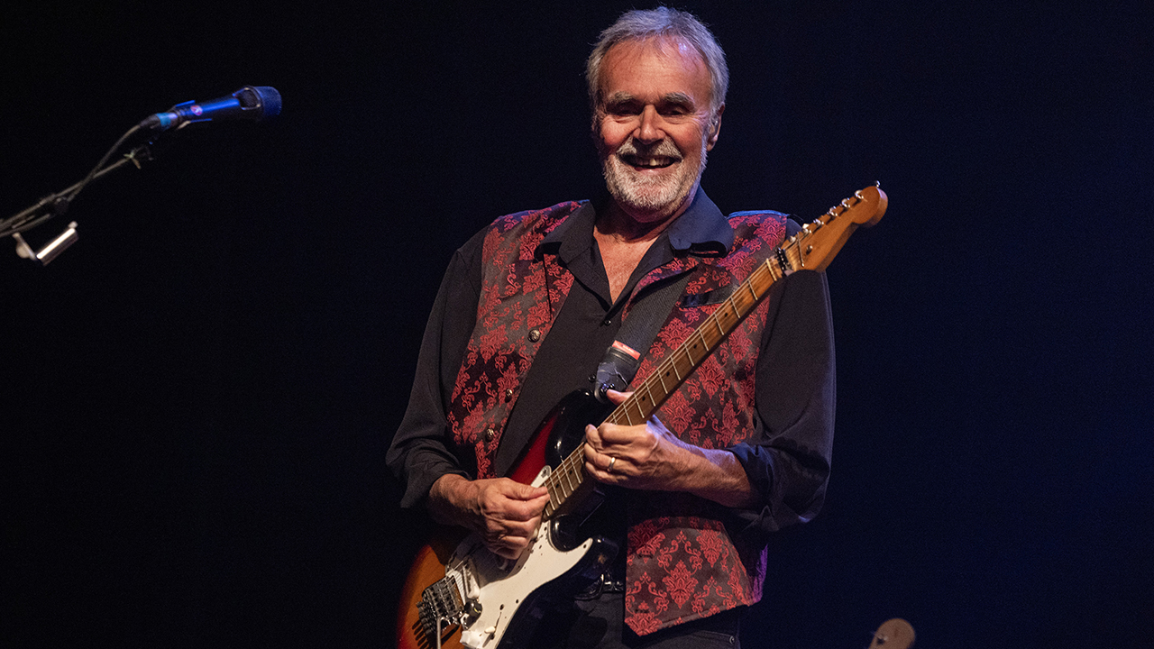 10cc's Rick Fenn performs at Park West in Chicago, Illinois on September 6, 2025