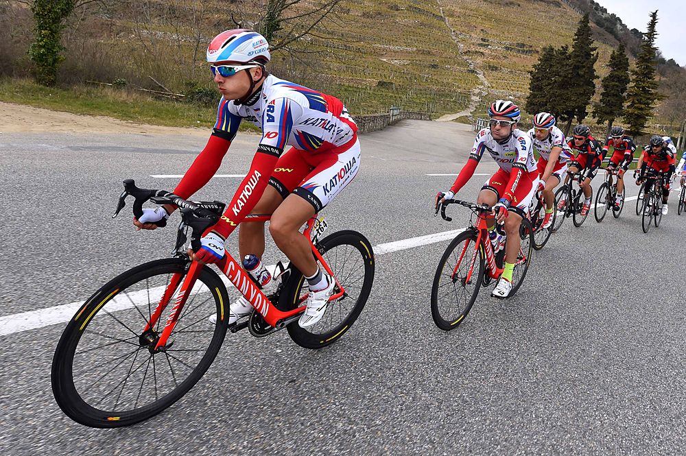 Team Katusha leads the way in stage 5