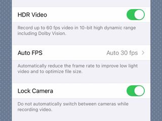 iPhone 12 features to enable video hdr