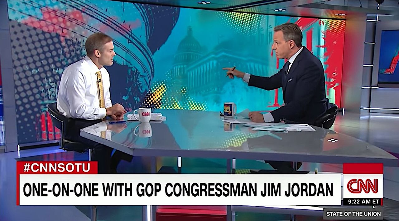 Jake Tapper grills Rep. Jim Jordan