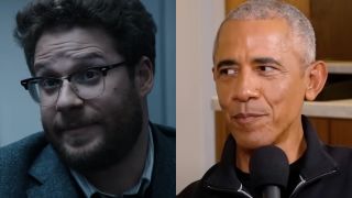 Seth Rogen stars in The Interview, while Barack Obama is interviewed on The Old Man and the Three.