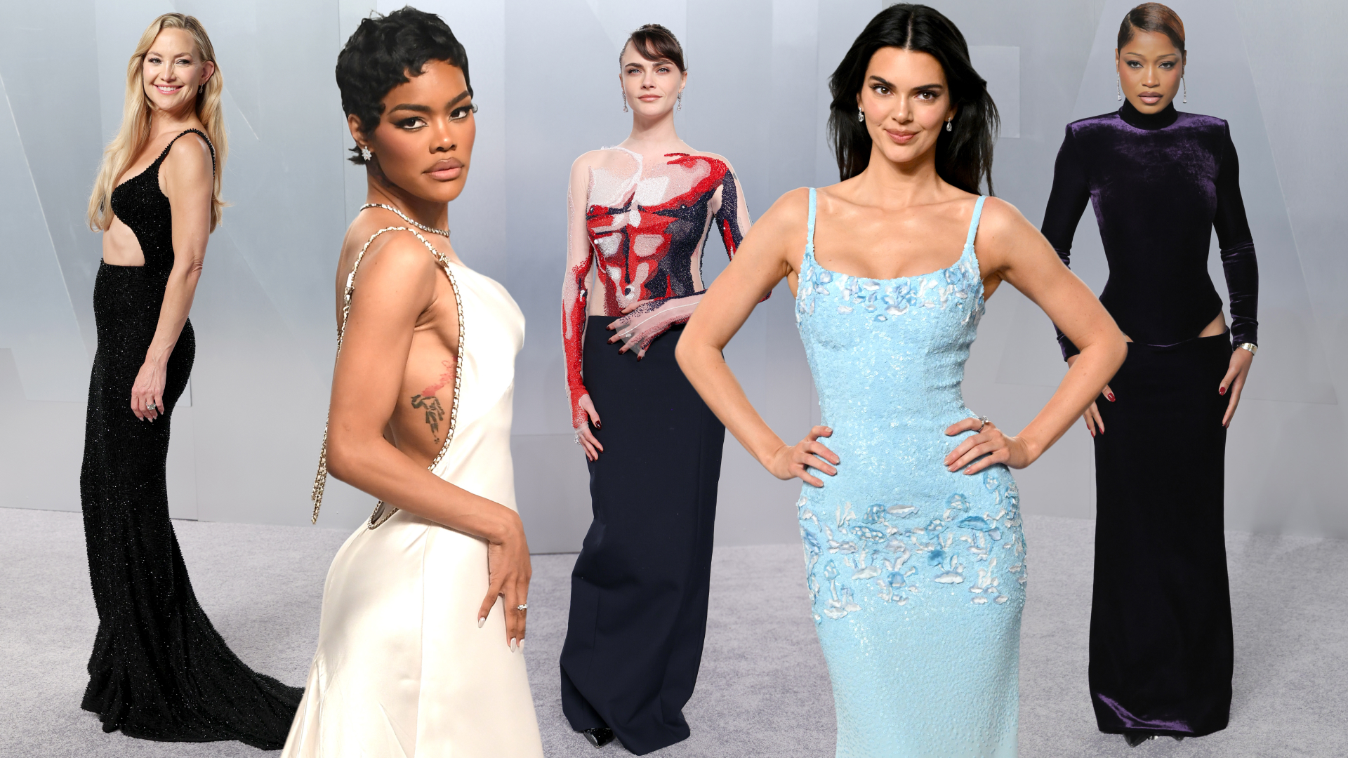 Stars arrive at the 2026 vanity fair oscar party in custom dresses