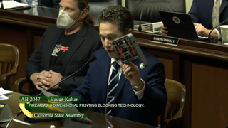 David Tobin traveled with friends from the 3D printing community to Sacramento, CA.