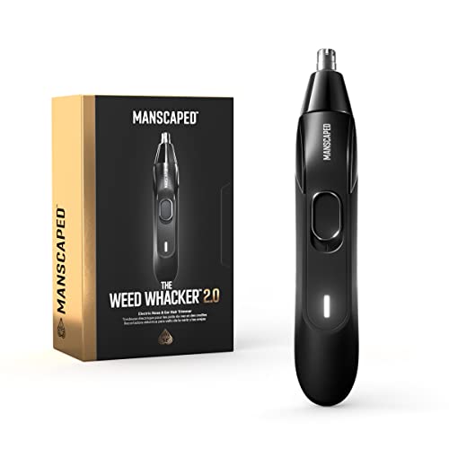 Manscaped&amp;reg; the Weed Whacker&amp;reg; 2.0 Electric Nose &amp;amp; Ear Hair Trimmer &amp;ndash; 7,000 Rpm Precision Tool With Rechargeable Battery, Wet/dry, Easy to Clean, Improved Stainless Steel Replaceable Blade