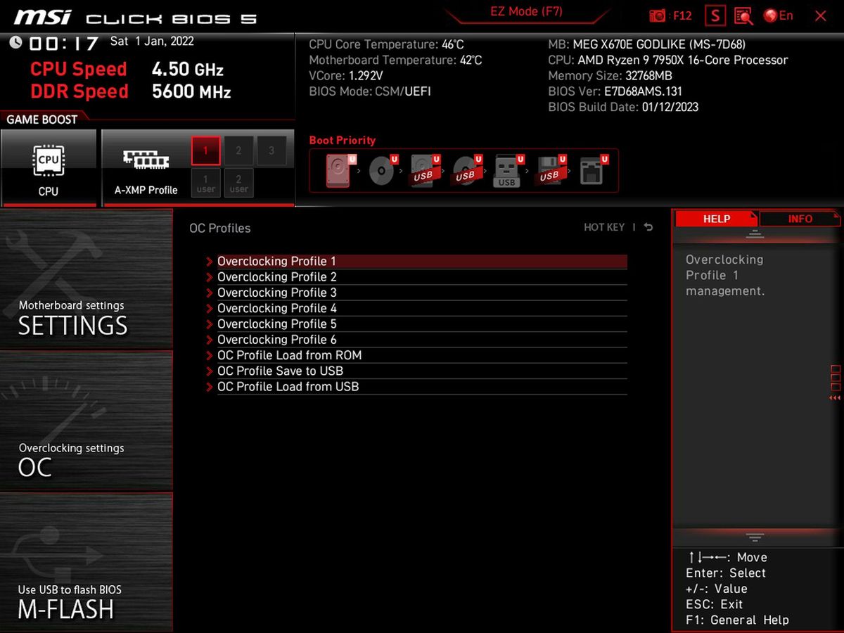 MSI X670E Godlike
