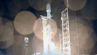 A SpaceX Falcon 9 rocket carrying 23 Starlink satellites launches from NASA’s Kennedy Space Center in Florida on Thursday, May 23, 2024.