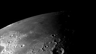 Some of moon's water deposits may have come from Earth.