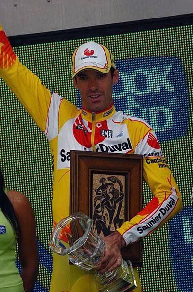 Millar on the podium