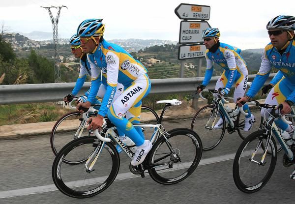 Astana bound for Benissa in Spain
