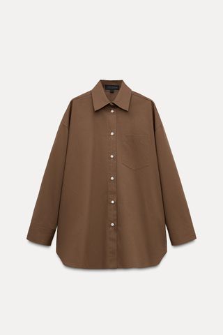 Oversize Gabardine Shirt