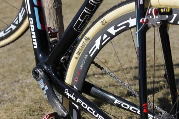 Jones rides Dugast tires; Typhoons in the dry and Rhinos in the wet