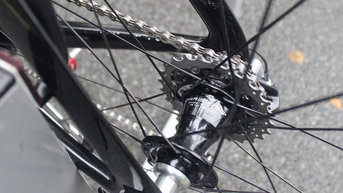 The ENVE SES wheels are partnered with Chris King hubs