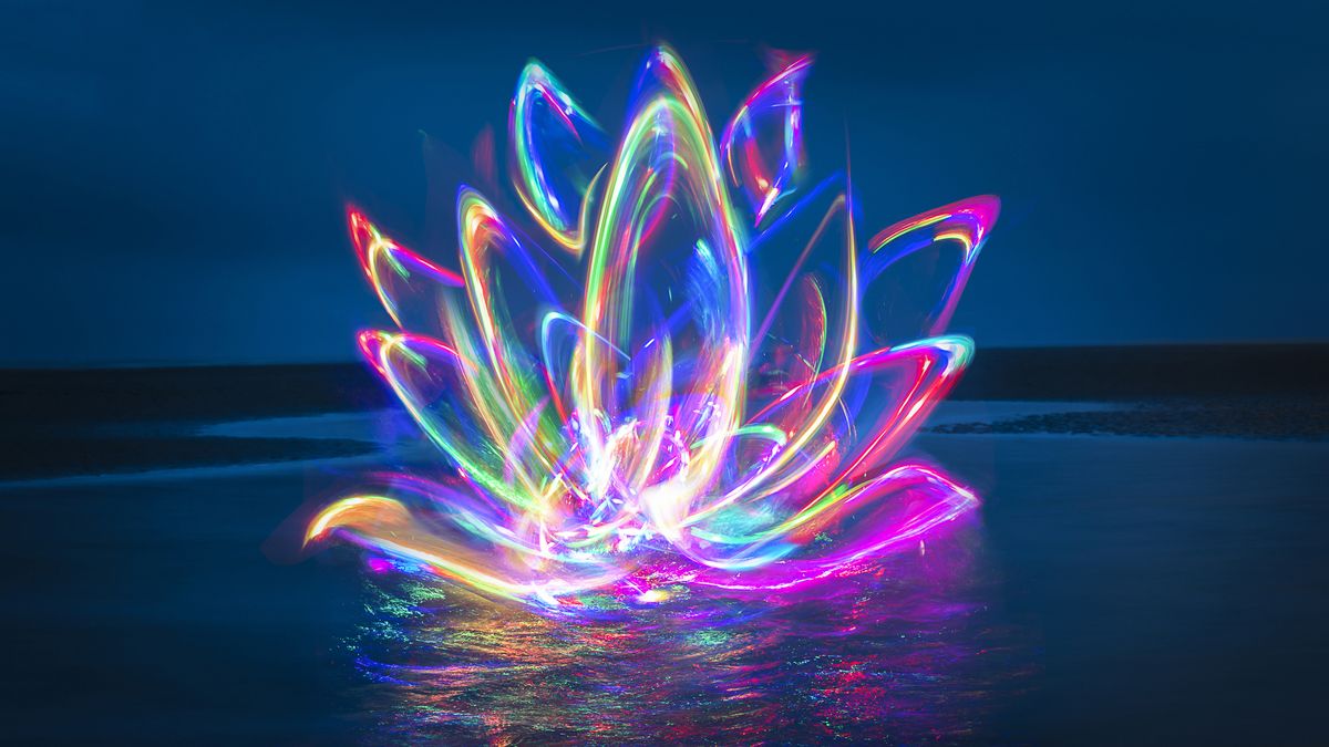 Paint with light at night to create incredible patterns and reflections