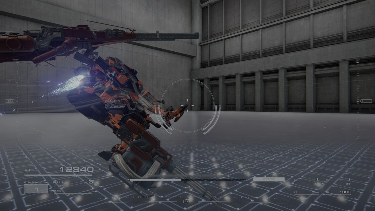 Armored Core 6 How to Kick - Mech doing a Boost Kick